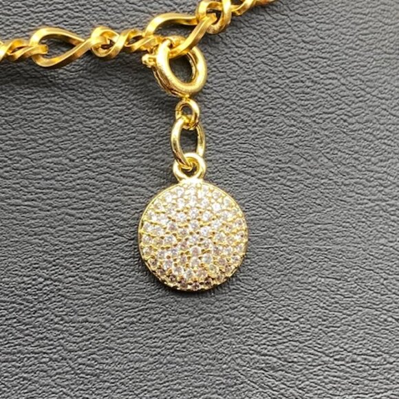 Gold Charm Bracelet with Festive Holiday Removable Charms - Picture 10 of 11